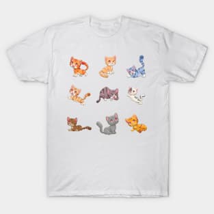 Cute Cats With Red Nose T-Shirt